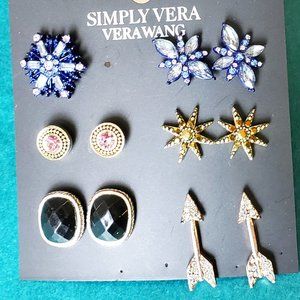 2 for 20$ NWT Simply Vera 5 Earrings pairs